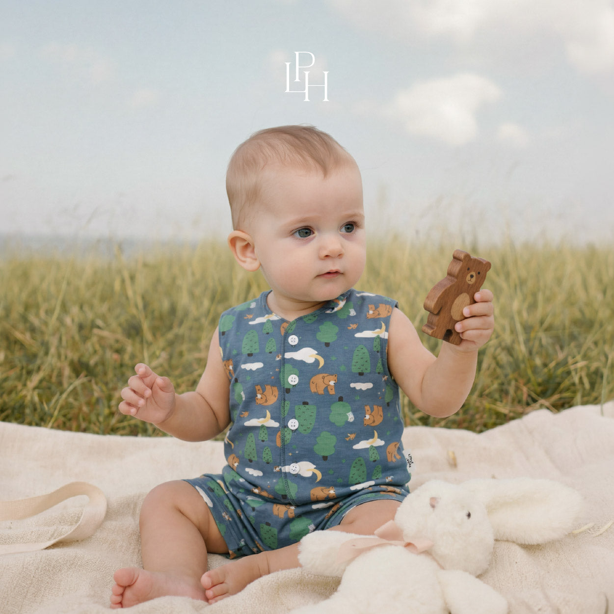 Little Wear Button Sleeveless Set 42.0