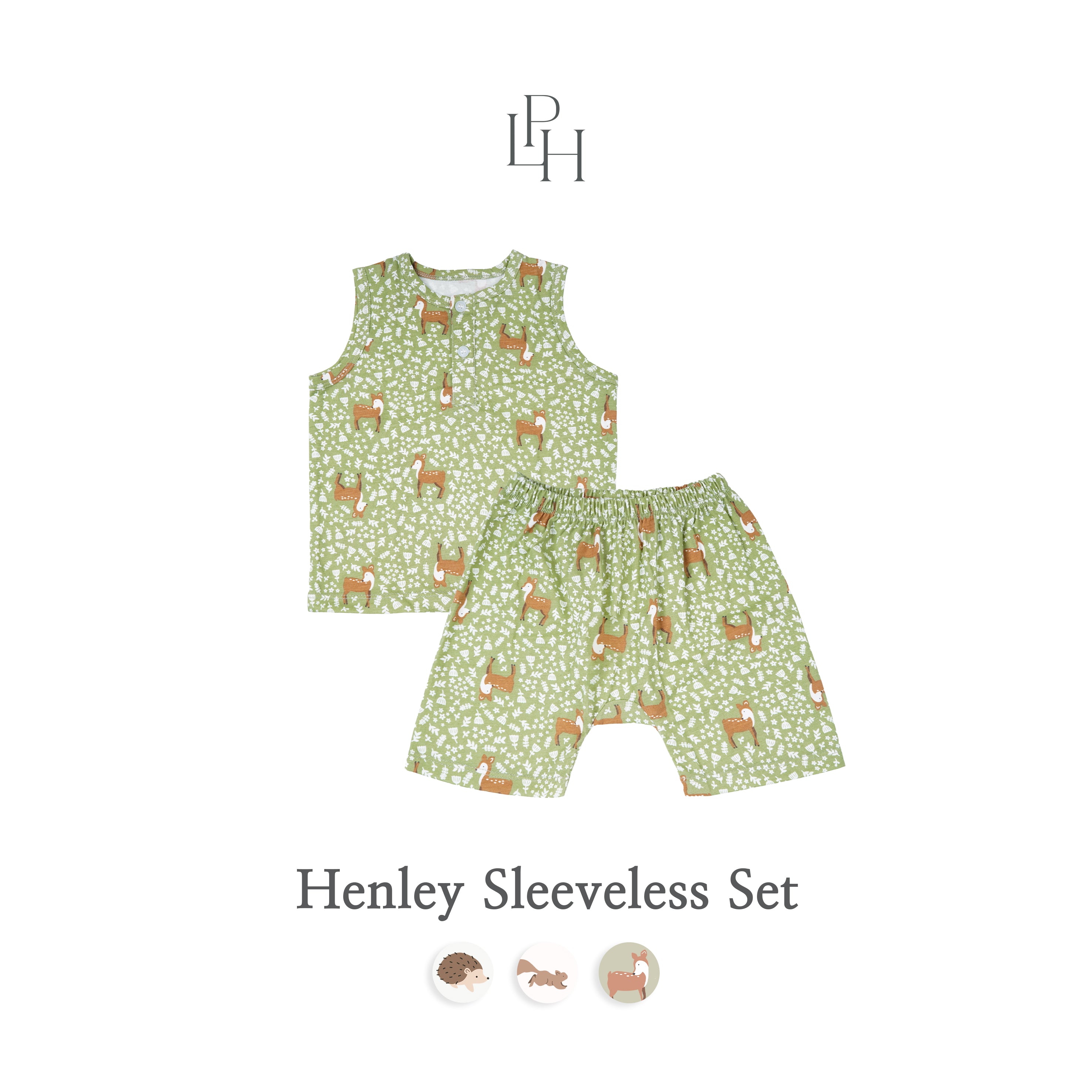Little Wear Henley Sleeveless Set 24.0