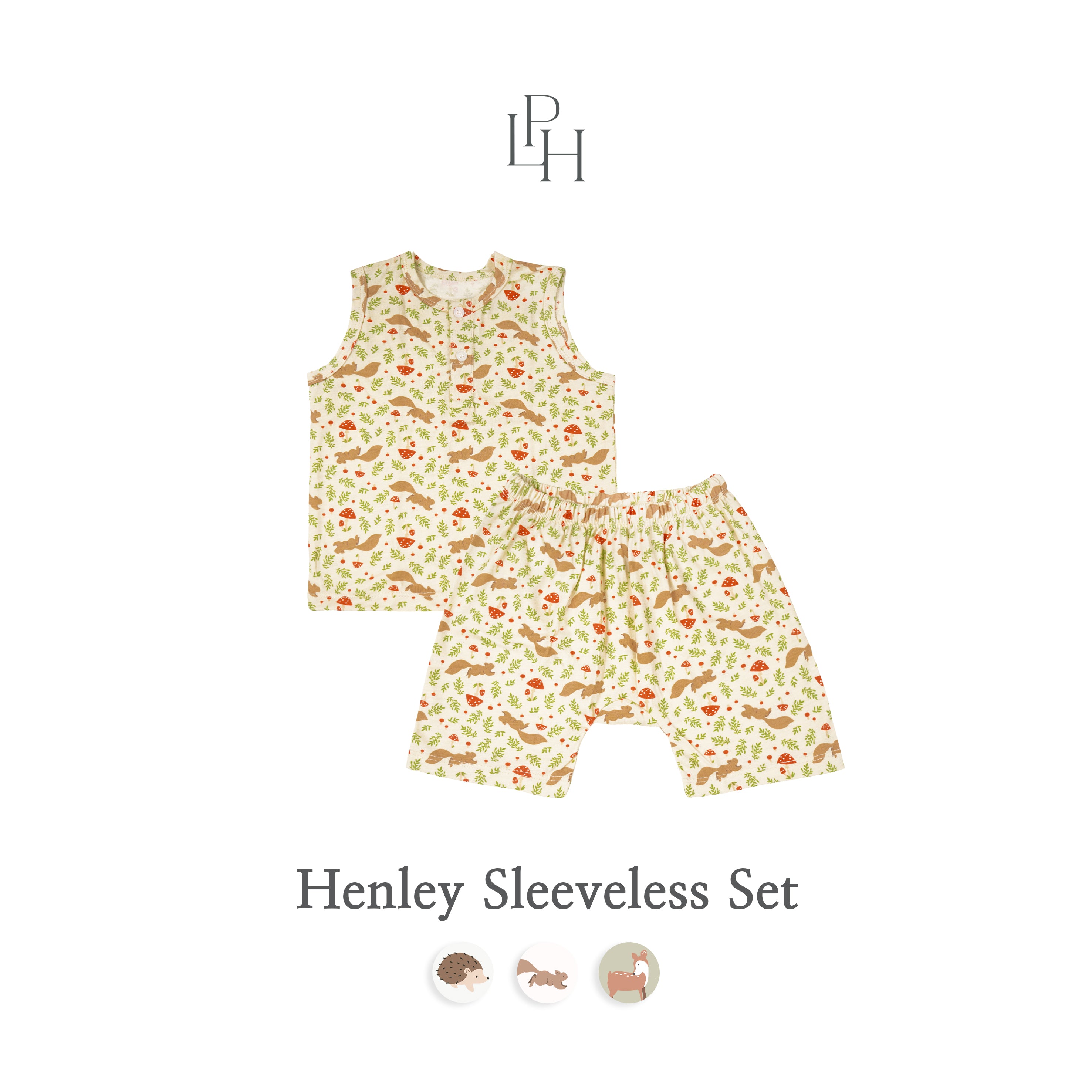 Little Wear Henley Sleeveless Set 24.0